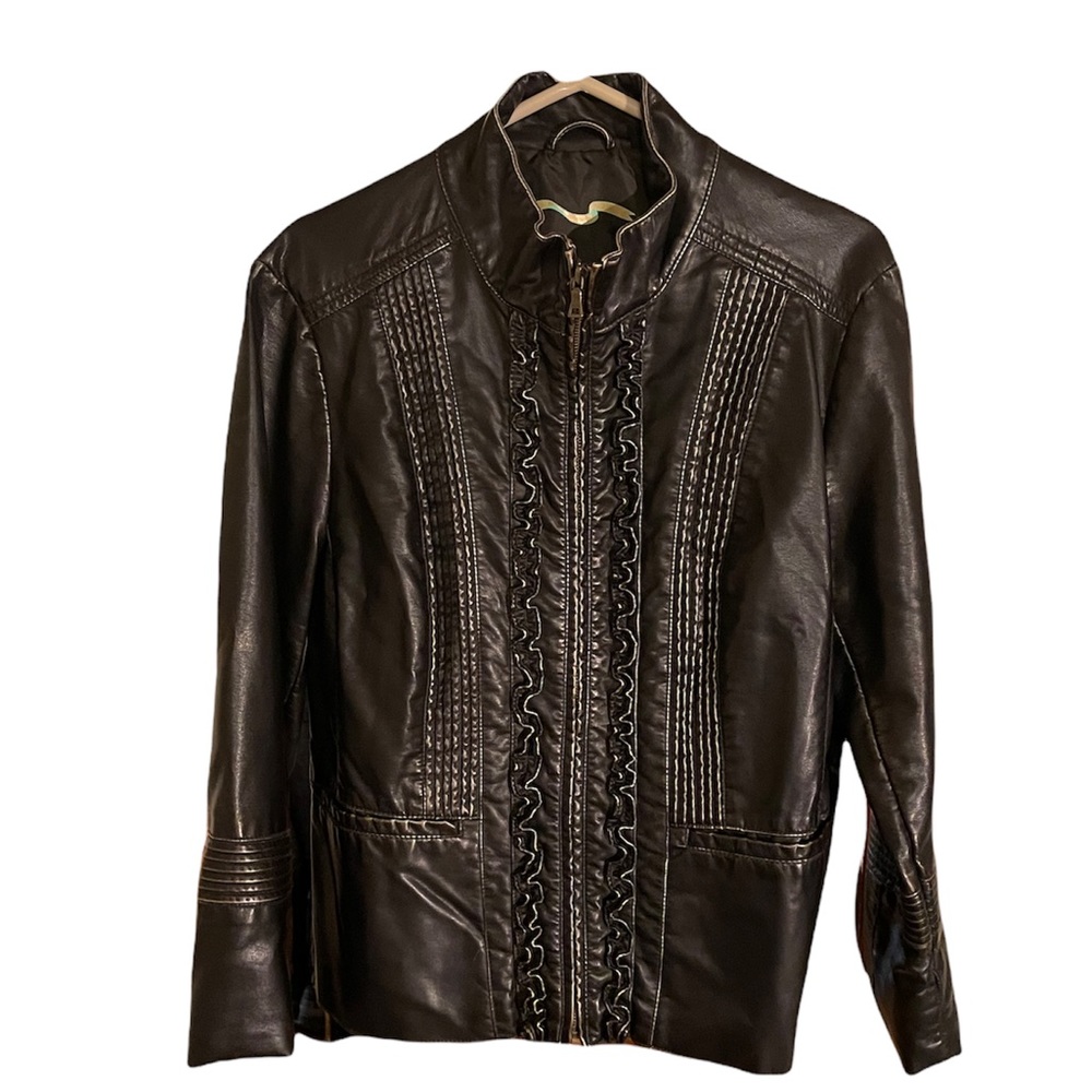 Faux Leather Jacket